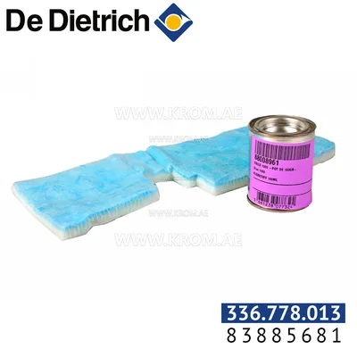 De Dietrich 83885681 burnr drawer insulation, 5 sections