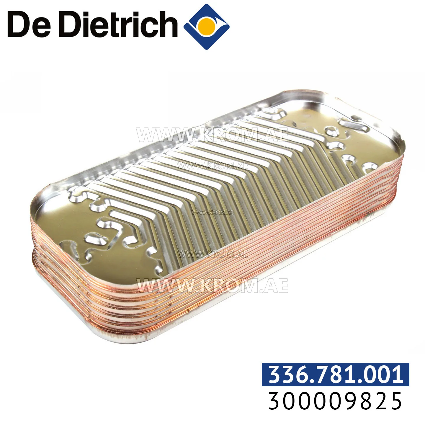 De Dietrich 300009825 plate heat exchanger 24kW (12 plates)