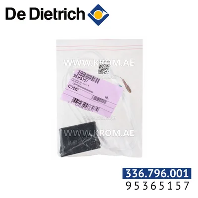 De Dietrich 95365157 large flat thermometer