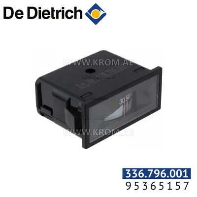 De Dietrich 95365157 large flat thermometer