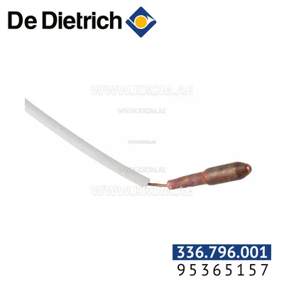 De Dietrich 95365157 large flat thermometer