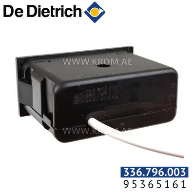 De Dietrich 95365161 large flat thermometer