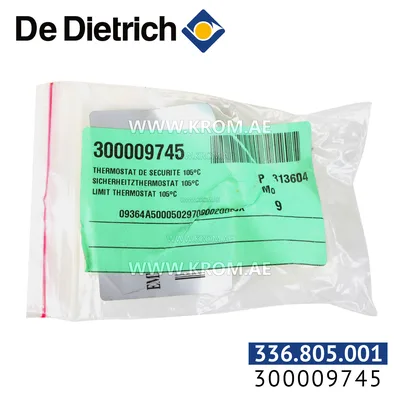 De Dietrich 300009745 safety thermostat 105C