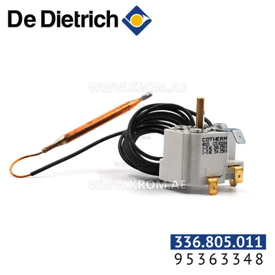 De Dietrich 95363348 setting thermostat 30-90C