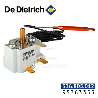 De Dietrich 95363353 setting thermostat 30-90C
