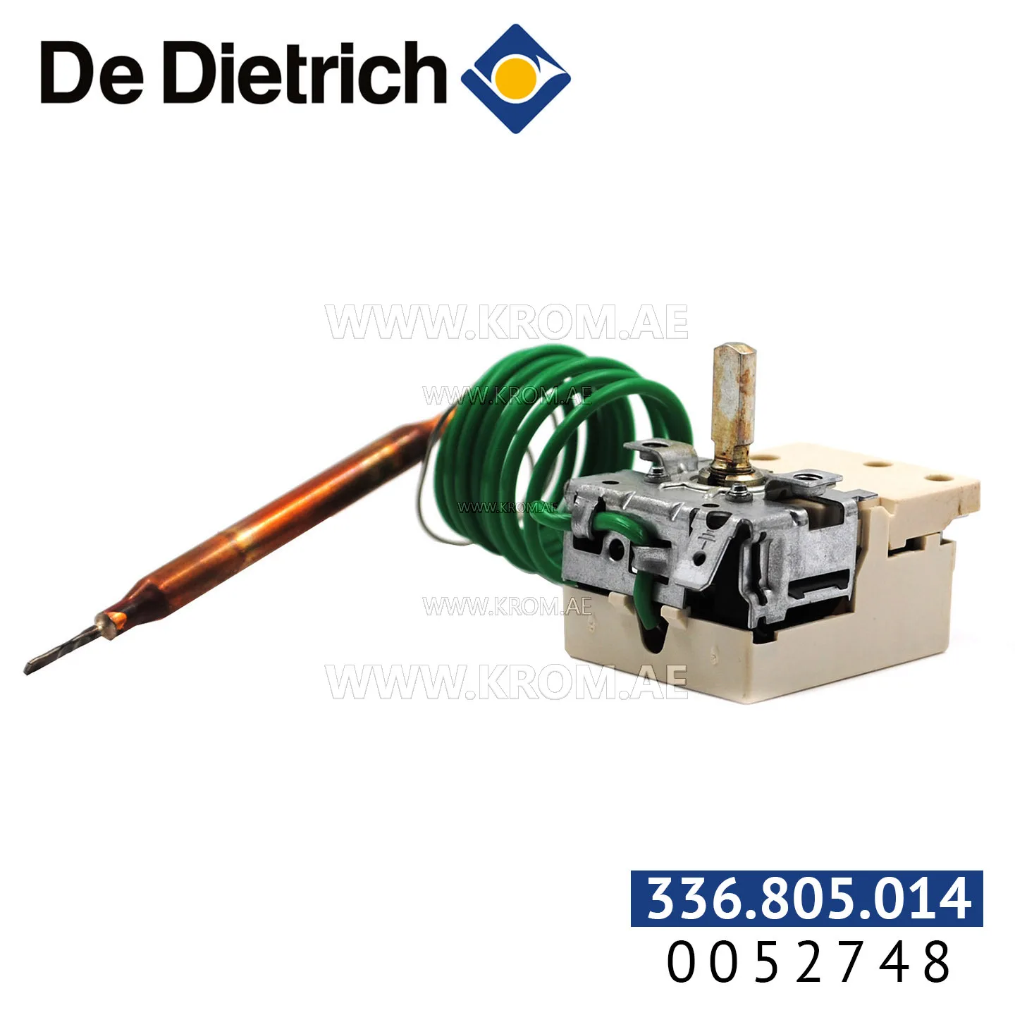 De Dietrich 0052748 setting thermostat