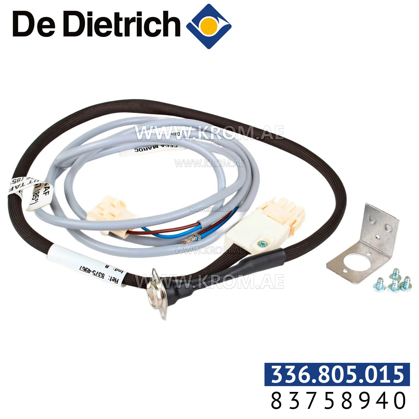 De Dietrich 83758940 draught thermostat 85C