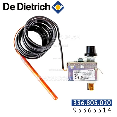 De Dietrich 95363314 safety thermostat 110C L3000