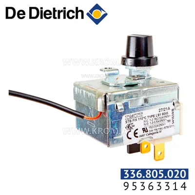 De Dietrich 95363314 safety thermostat 110C L3000