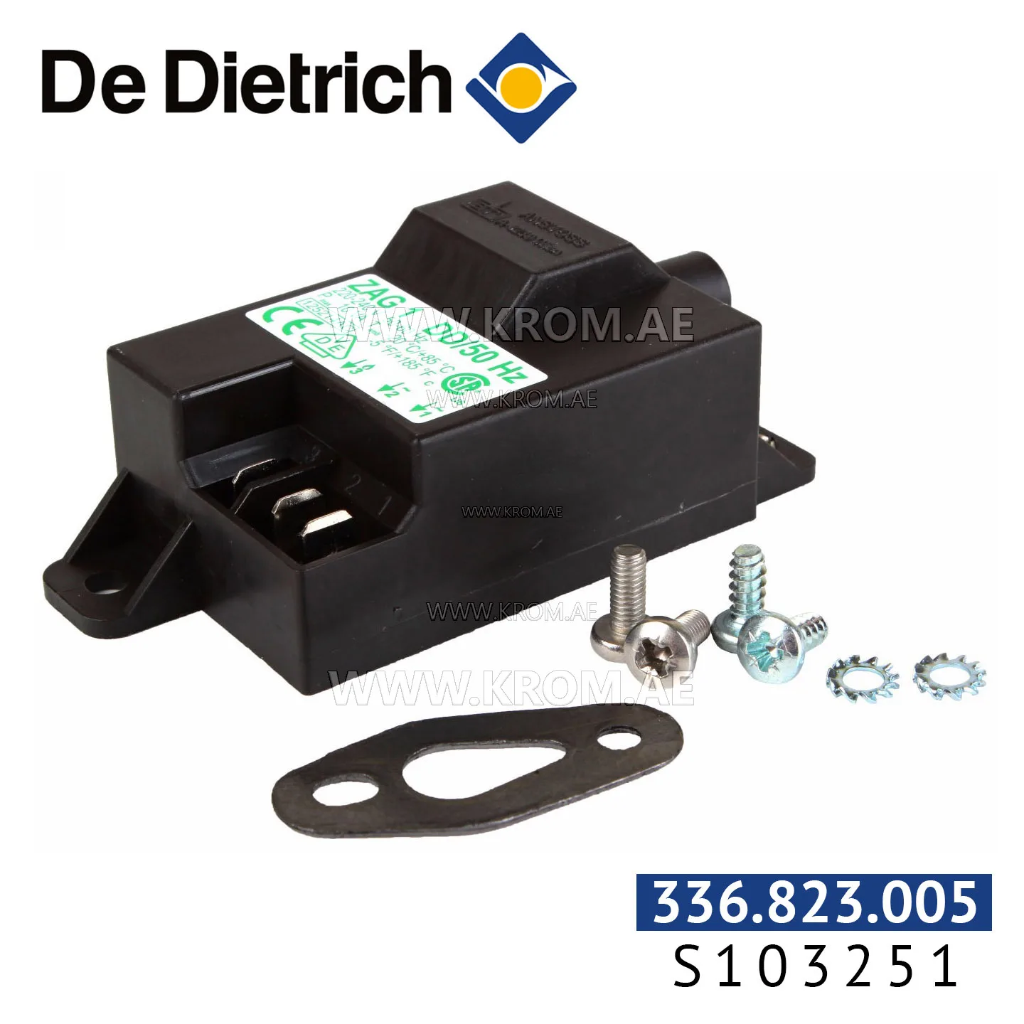 De Dietrich S103251 ignition transformer