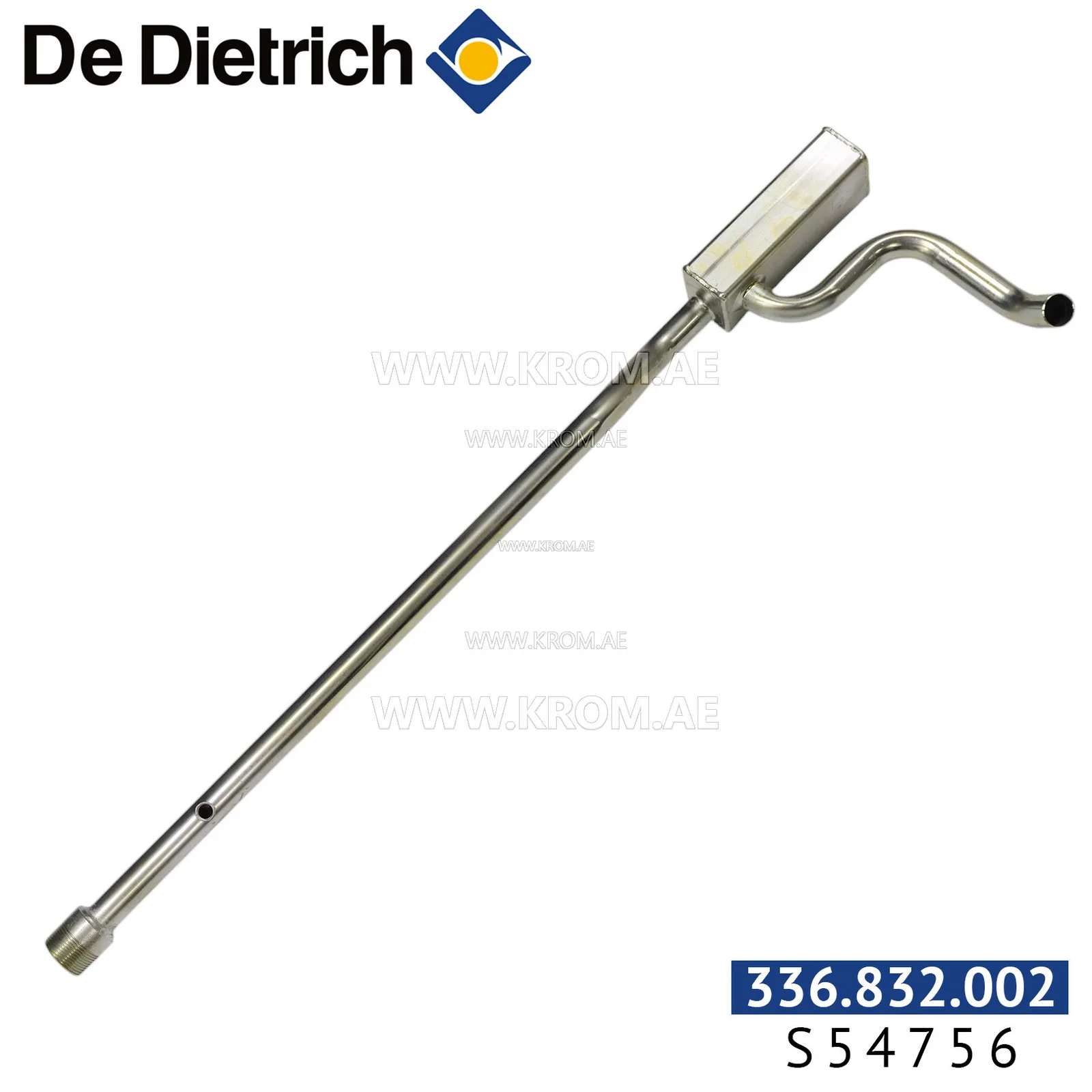 De Dietrich S54756 heating system supply pipe