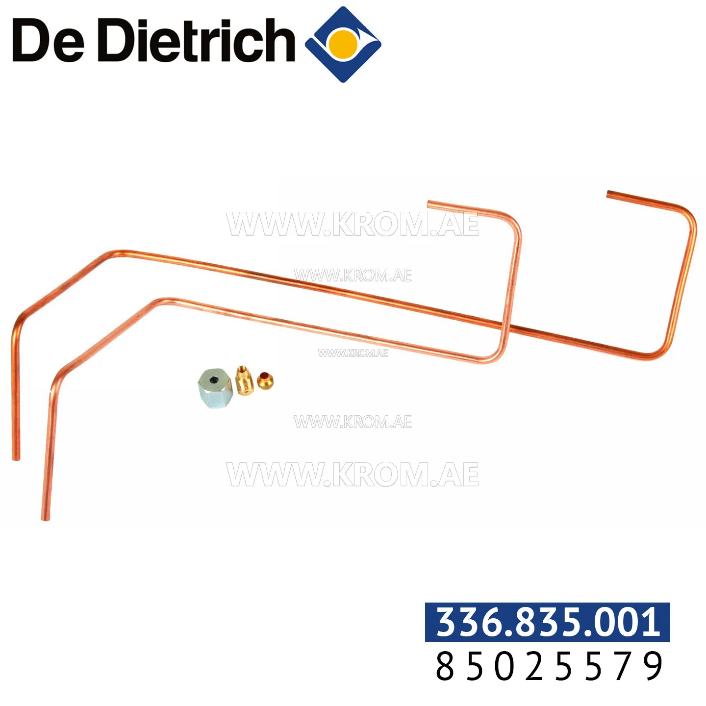 De Dietrich 85025579 ignition burner supply pipe