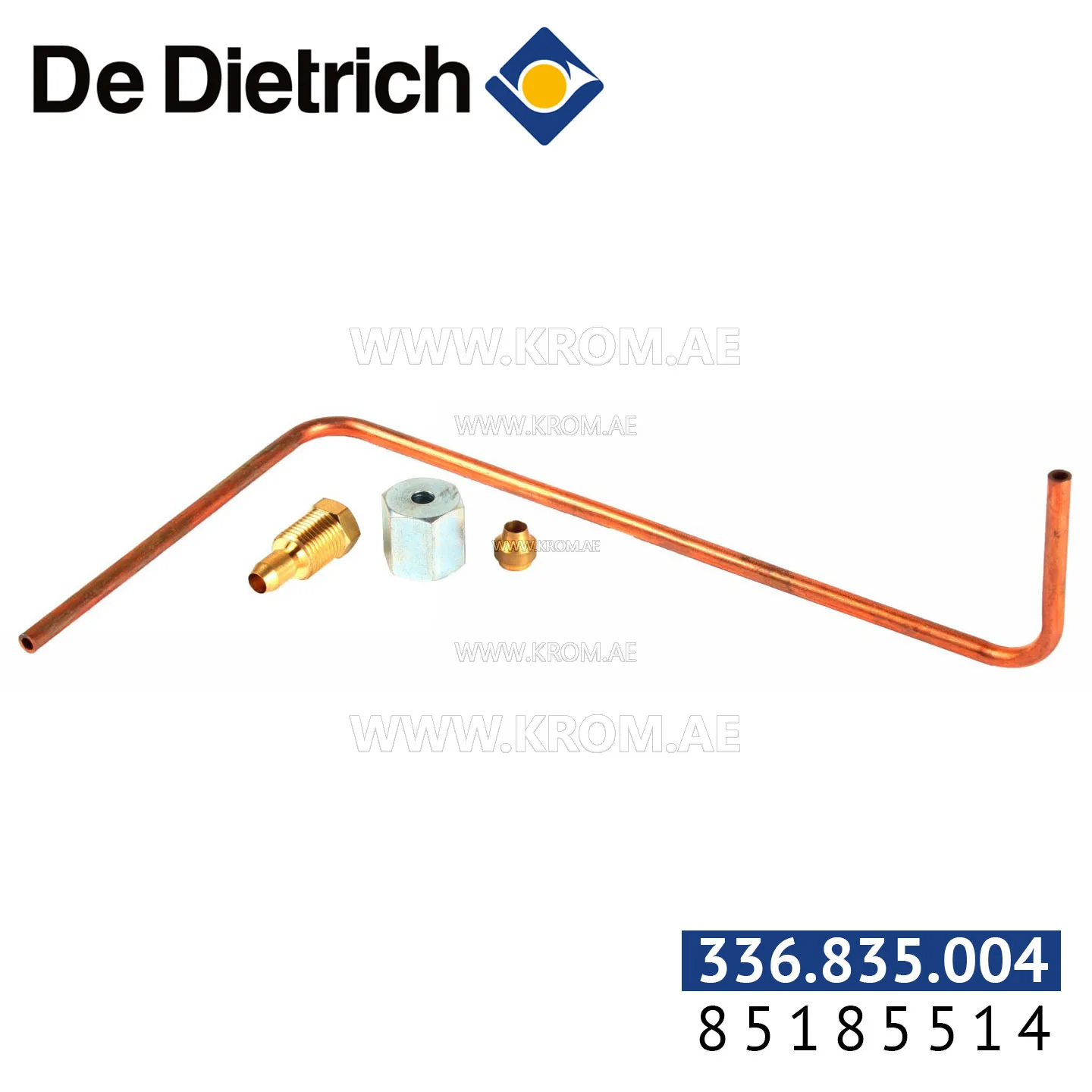 De Dietrich 85185514 tube ignition burner 3-7-10 sections