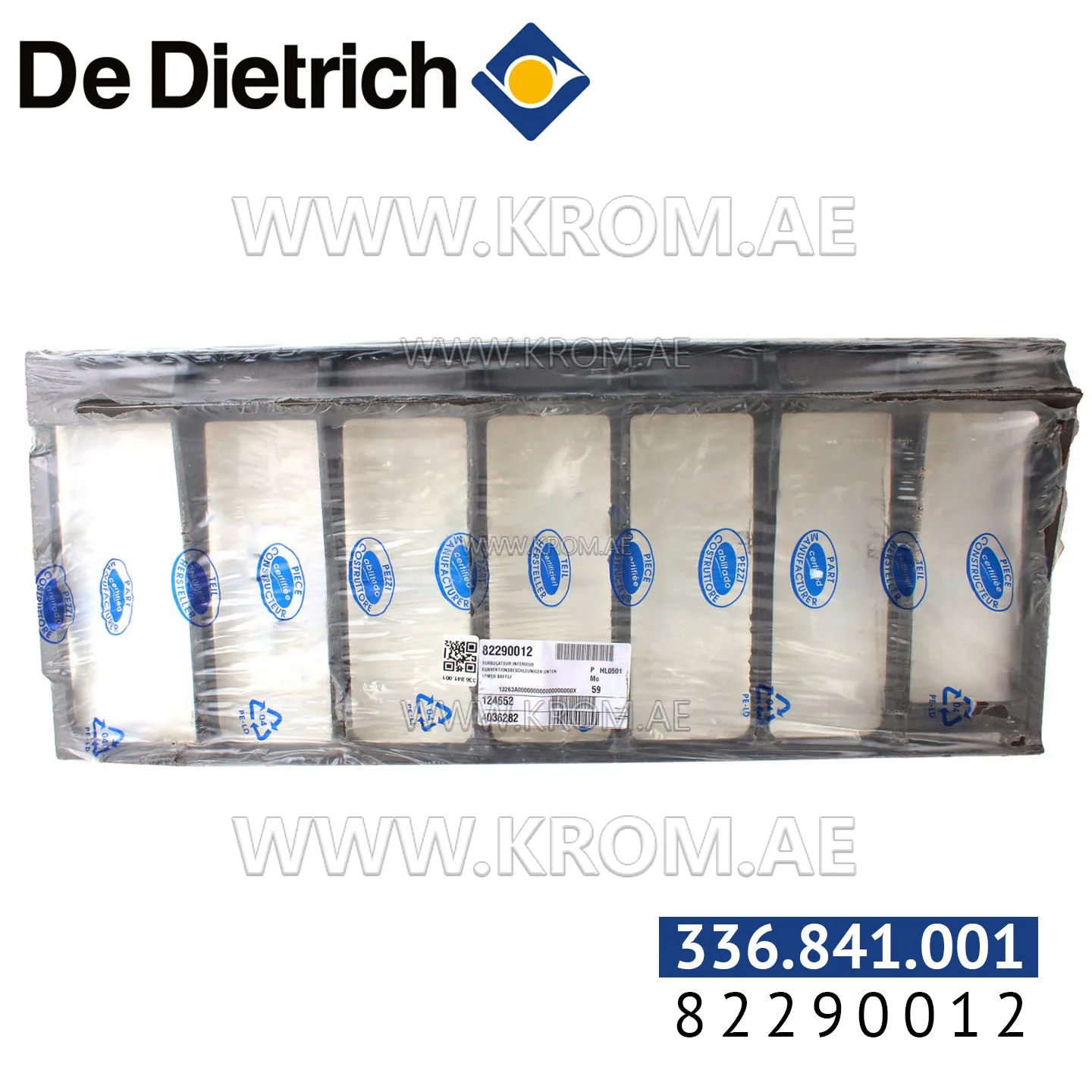 De Dietrich 82290012 bottom turbulator
