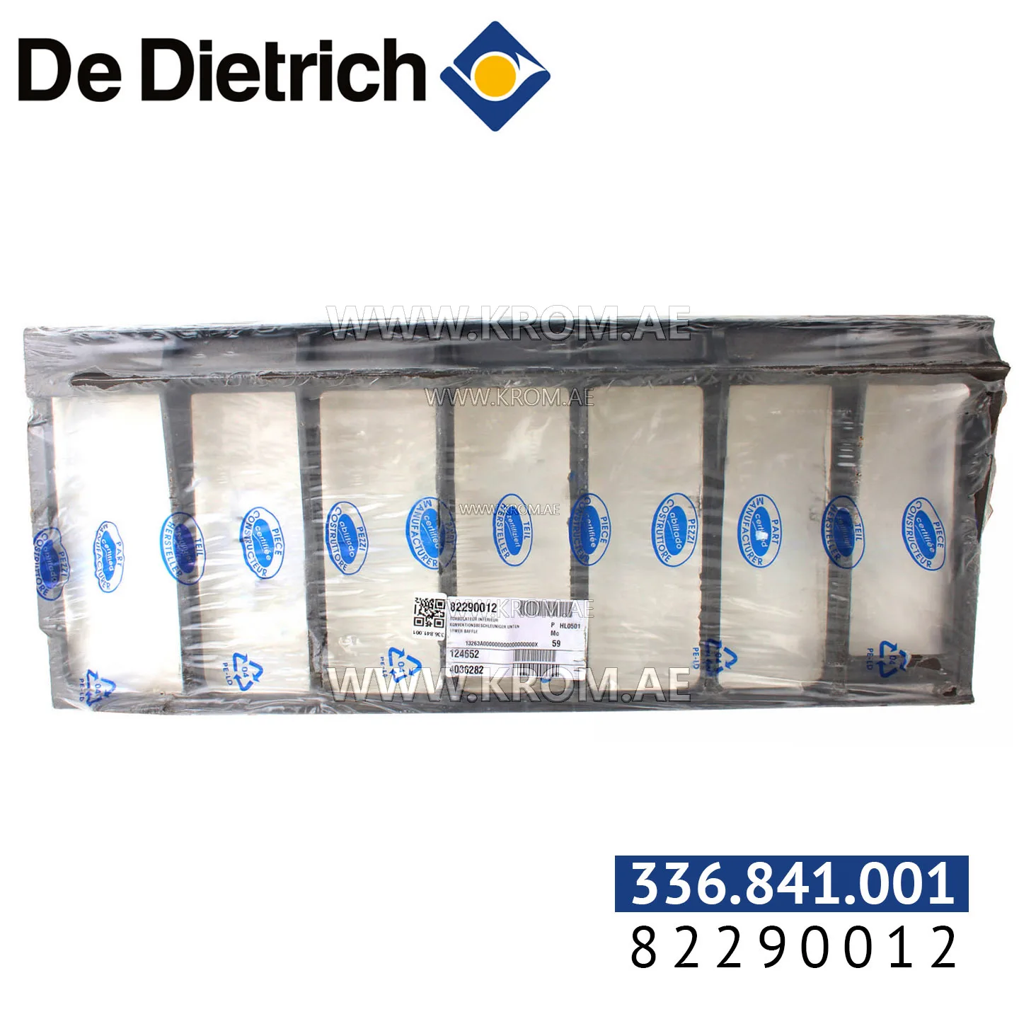 De Dietrich 82290012 bottom turbulator