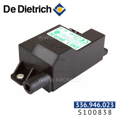 De Dietrich S100838 ignition transformer with ignition electrode