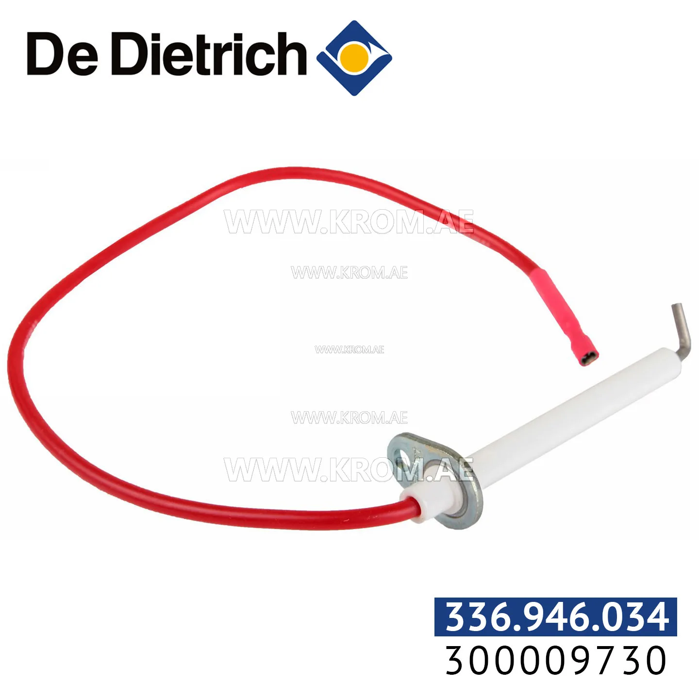 De Dietrich 300009730 ignition electrode+earth