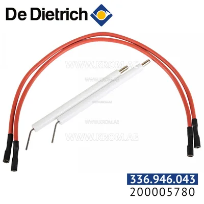 De Dietrich 200005780 electrodes + cable L360mm