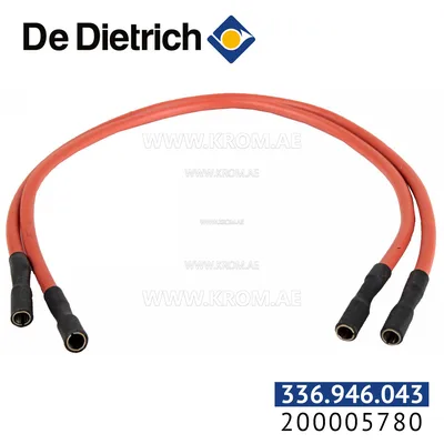 De Dietrich 200005780 electrodes + cable L360mm