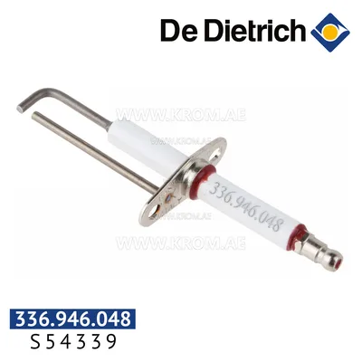 De Dietrich S54339 ignition electrode + ionization electrode + gasket