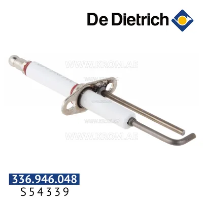 De Dietrich S54339 ignition electrode + ionization electrode + gasket