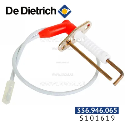 De Dietrich S101619 ignition transformer with ignition electrode