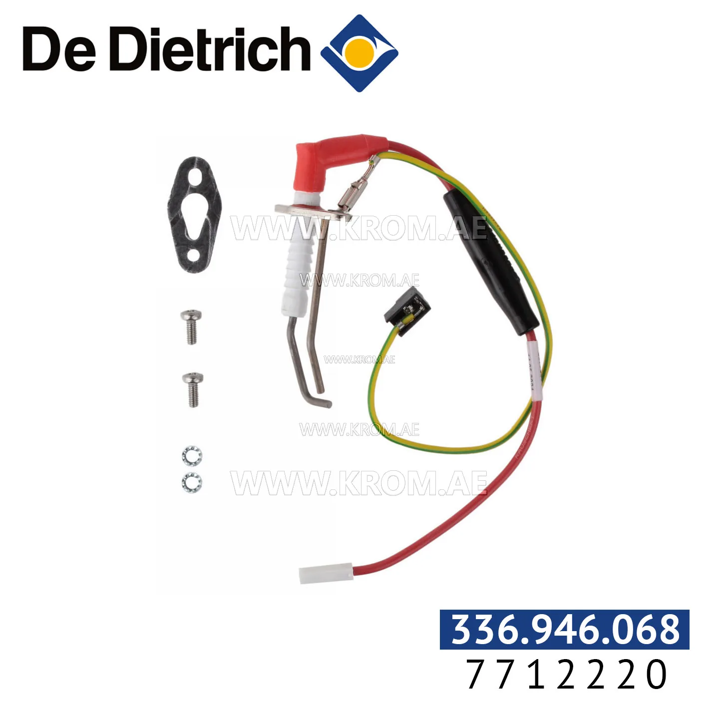 De Dietrich 7712220 ignition electrode