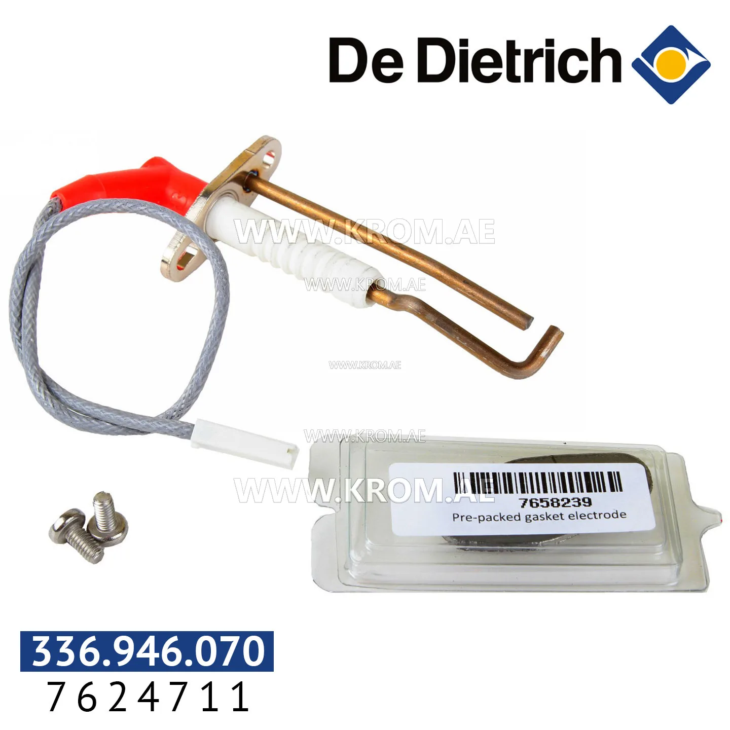 De Dietrich 7624711 ignition electrode