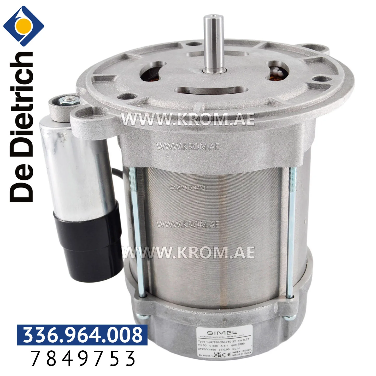 De Dietrich 7849753 Electric motor