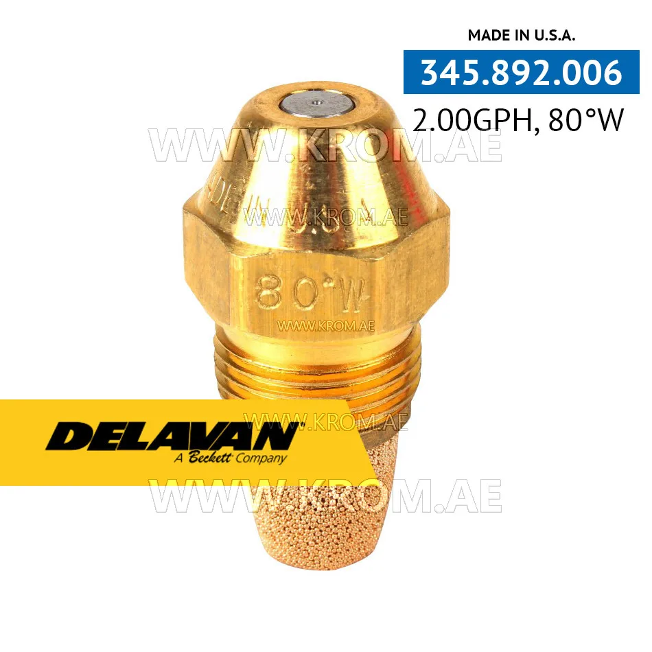 Delavan 2.00GPH, 80W (4) nozzle