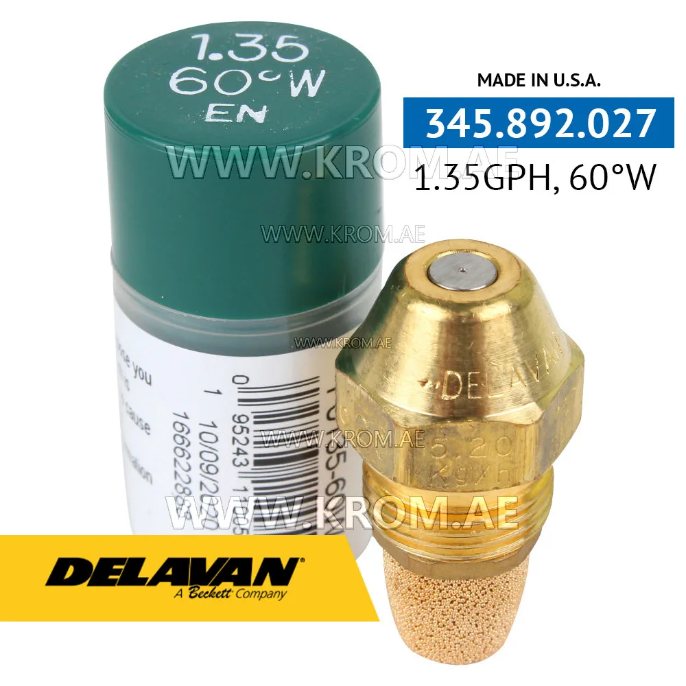 Delavan 1.35GPH, 60W (1) nozzle