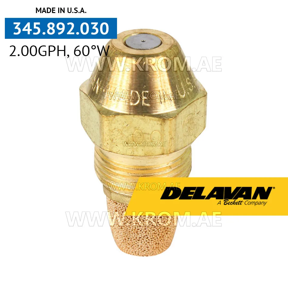 Delavan 2.00GPH, 60W (1) nozzle