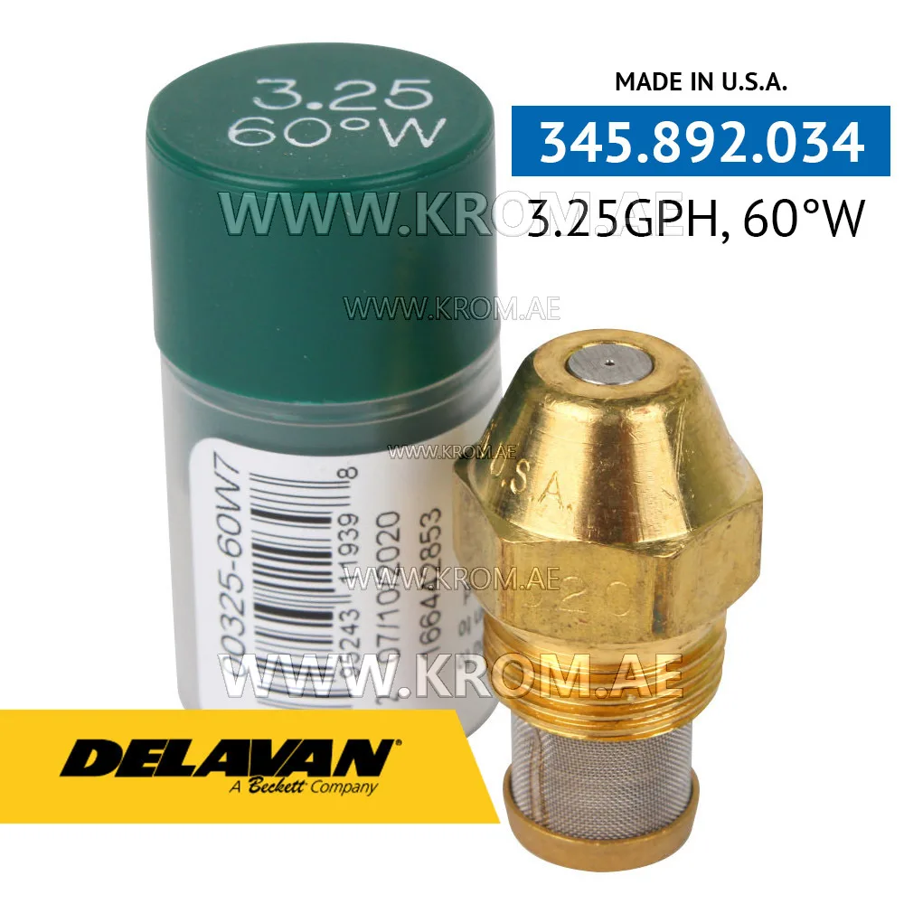 Delavan 3.25GPH, 60W (7) nozzle