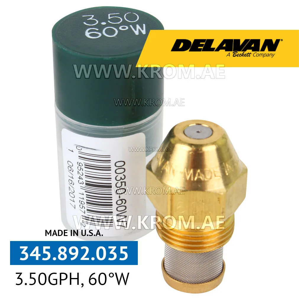 Delavan 3.50GPH, 60W (7) nozzle