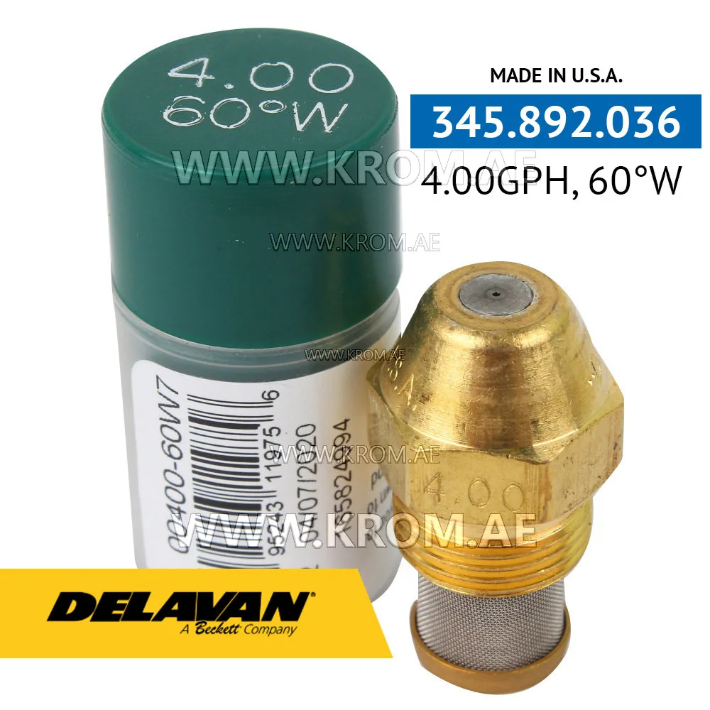 Delavan 4.00GPH, 60W (7) nozzle