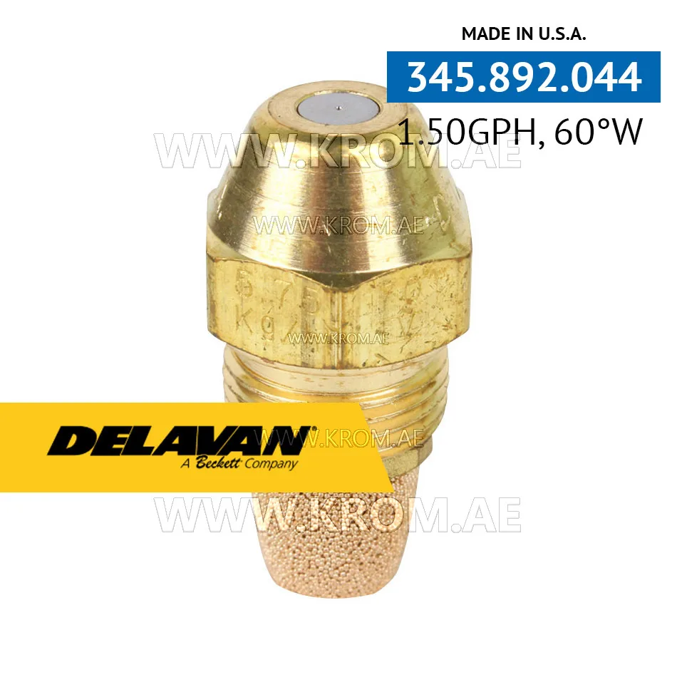 Delavan 1.50GPH, 60W (1) nozzle
