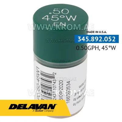 Delavan 0.50GPH, 45W (1) nozzle