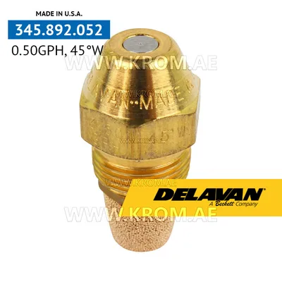 Delavan 0.50GPH, 45W (1) nozzle