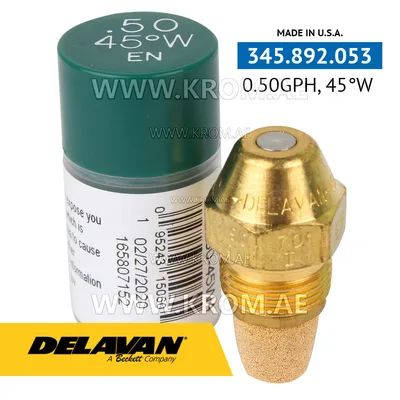 Delavan 0.50GPH, 45W (4) nozzle