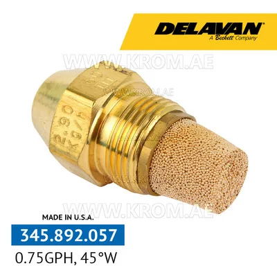 Delavan 0.75GPH, 45W (1) nozzle