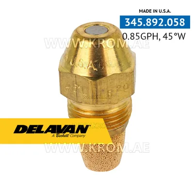 Delavan 0.85GPH, 45W (1) nozzle