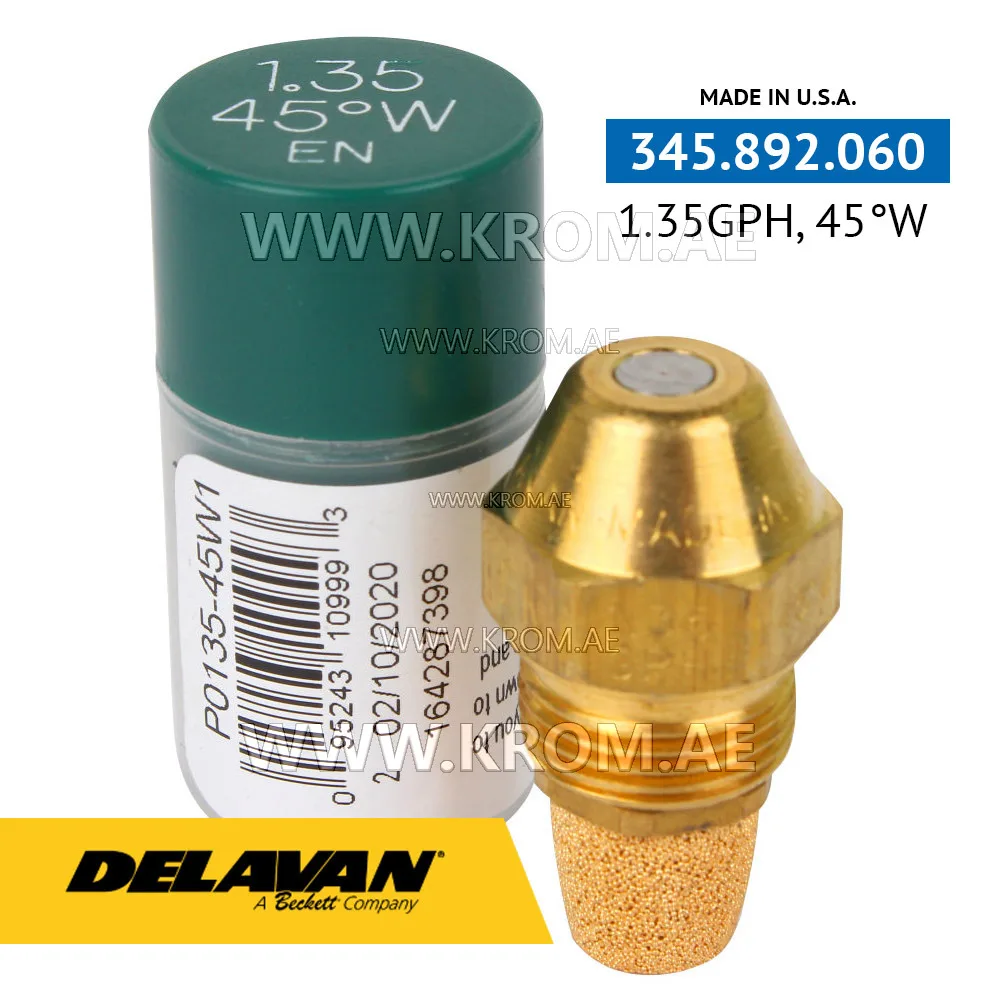 Delavan 1.35GPH, 45W (1) nozzle