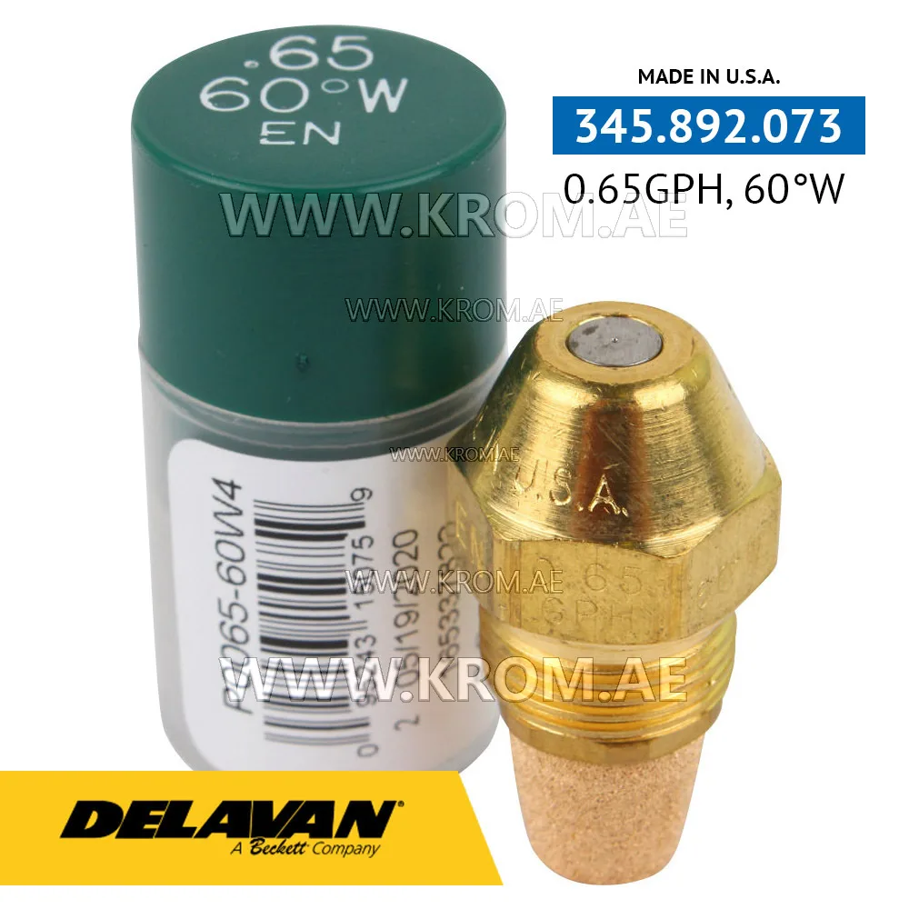 Delavan 0.65GPH, 60W (4) nozzle