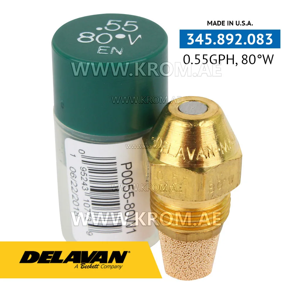 Delavan 0.55GPH, 80W (1) nozzle