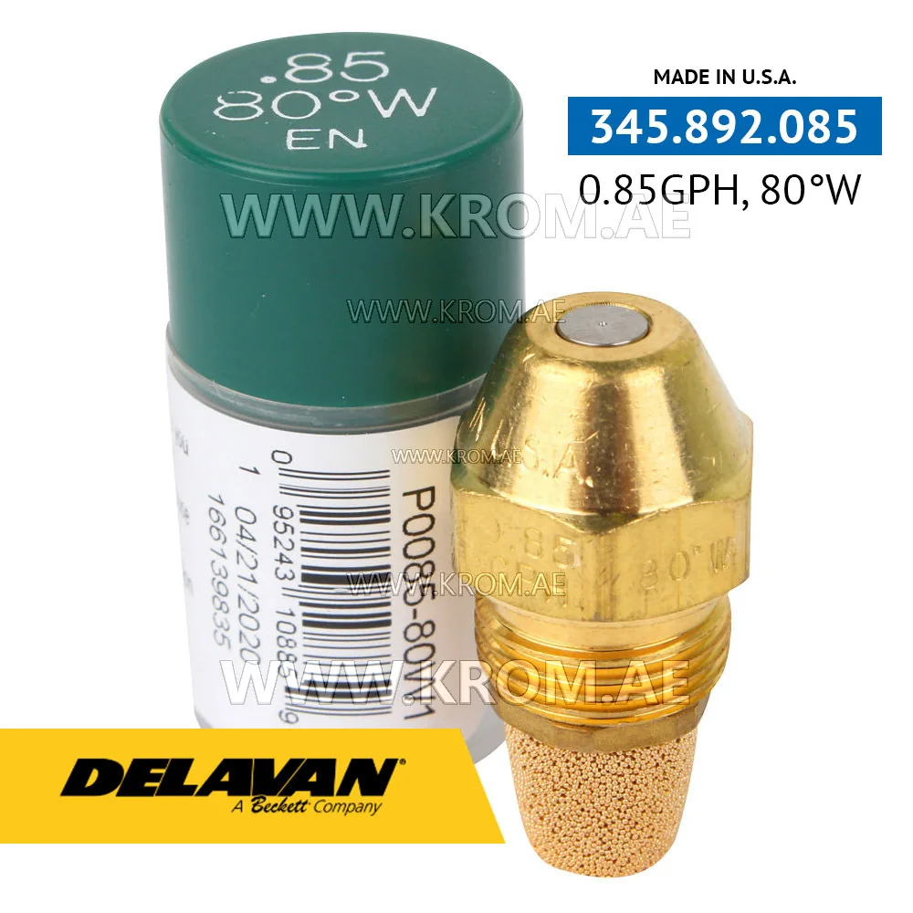 Delavan 0.85GPH, 80W (1) nozzle