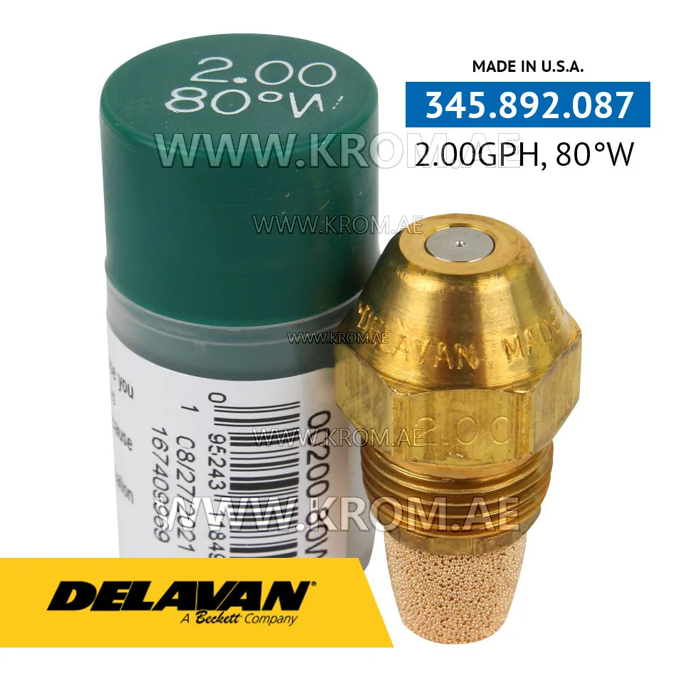 Delavan 2.00GPH, 80W (1) nozzle