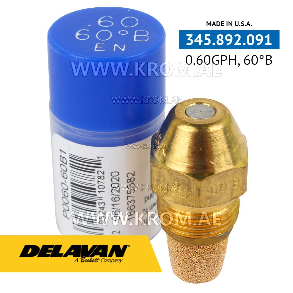 Delavan 0.60GPH, 60B (1) nozzle