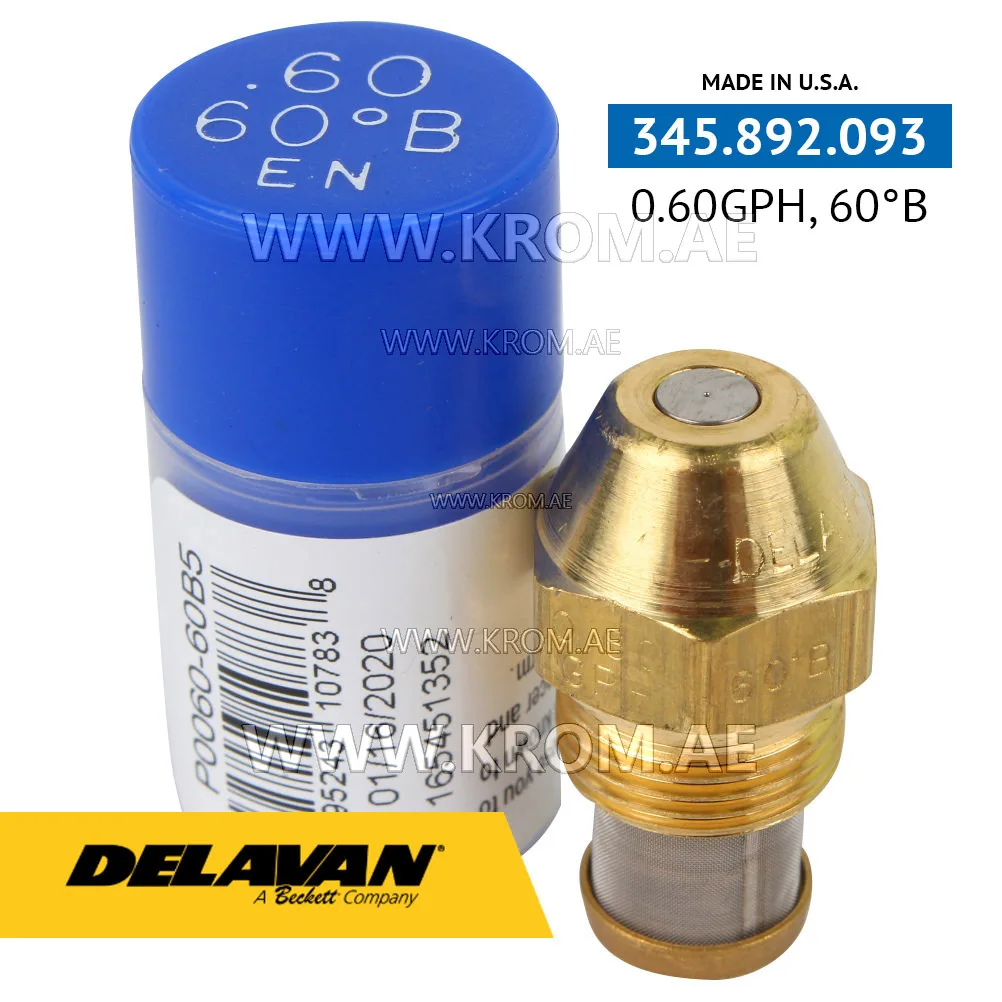Delavan 0.60GPH, 60B (5) nozzle
