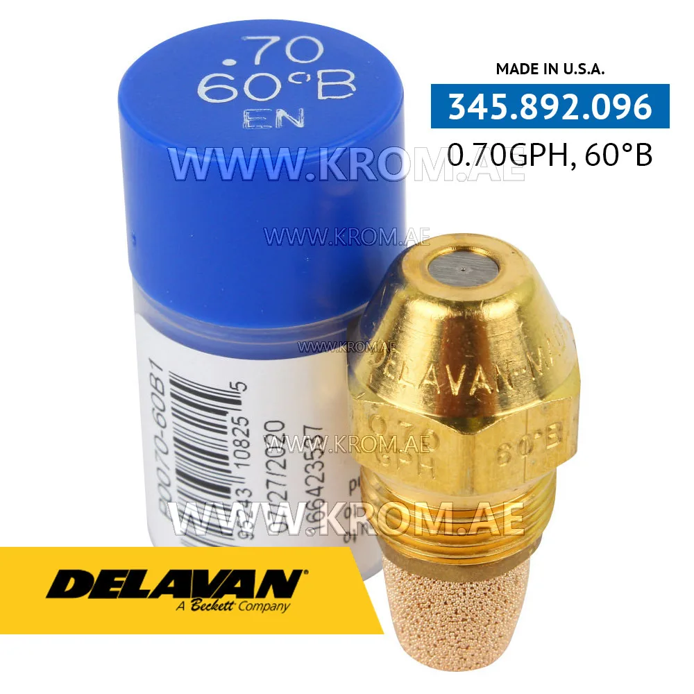 Delavan 0.70GPH, 60B (1) nozzle