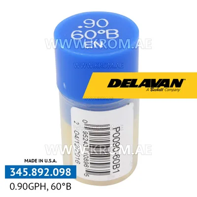 Delavan 0.90GPH, 60B (1) nozzle